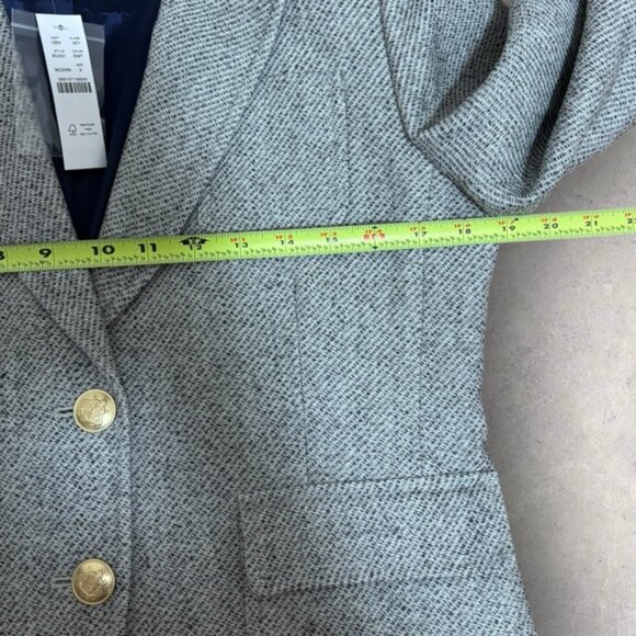 NWT J. Crew shrunken wool blazer - Picture 6 of 8